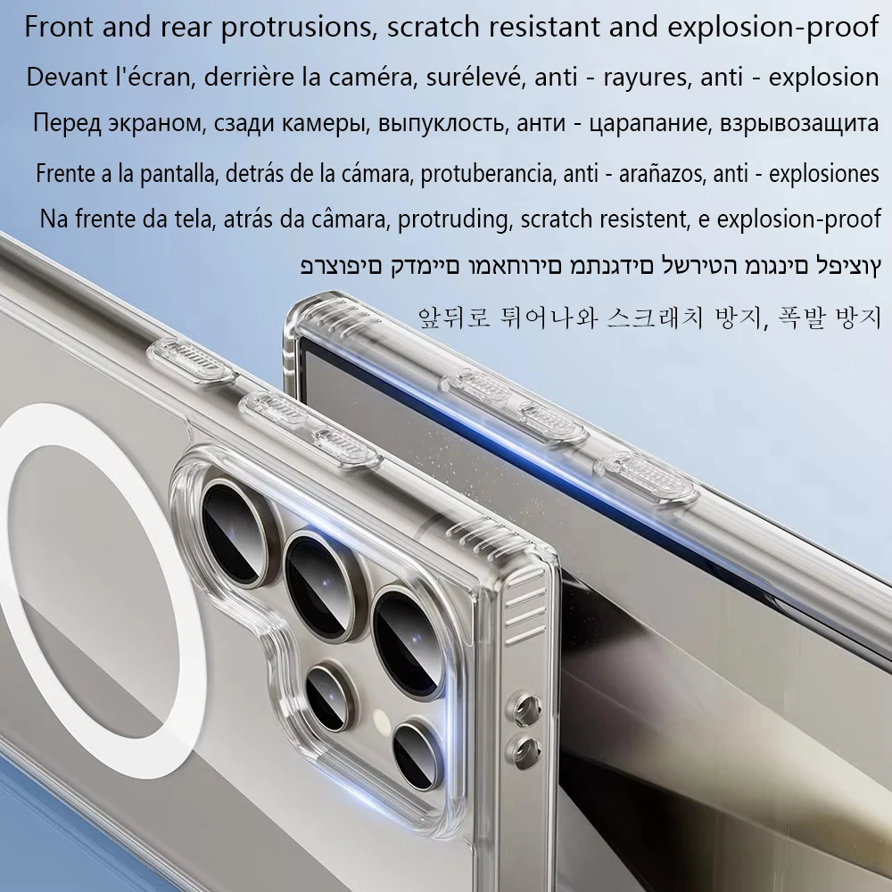 Official Original Magnet Clear Case with MagSafe Compatibility