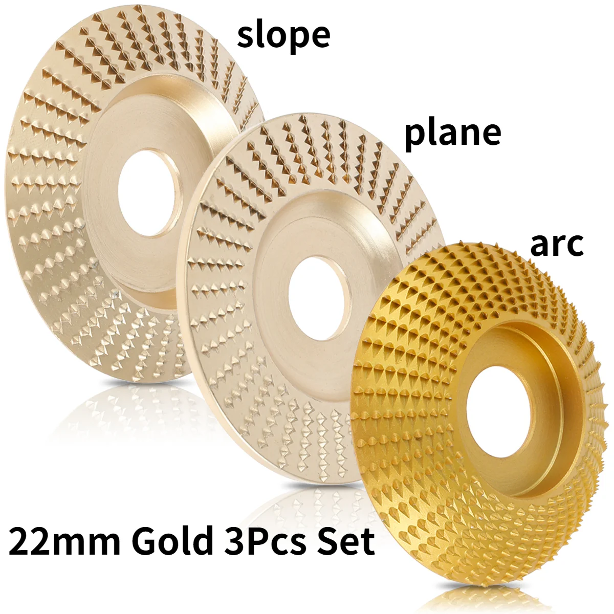 3Pcs Set 85/100mm Wood Grinding Polishing Wheel Gold Rotary Disc Sanding Carving Tool Abrasive Tools For Angle Grinder | Инструменты