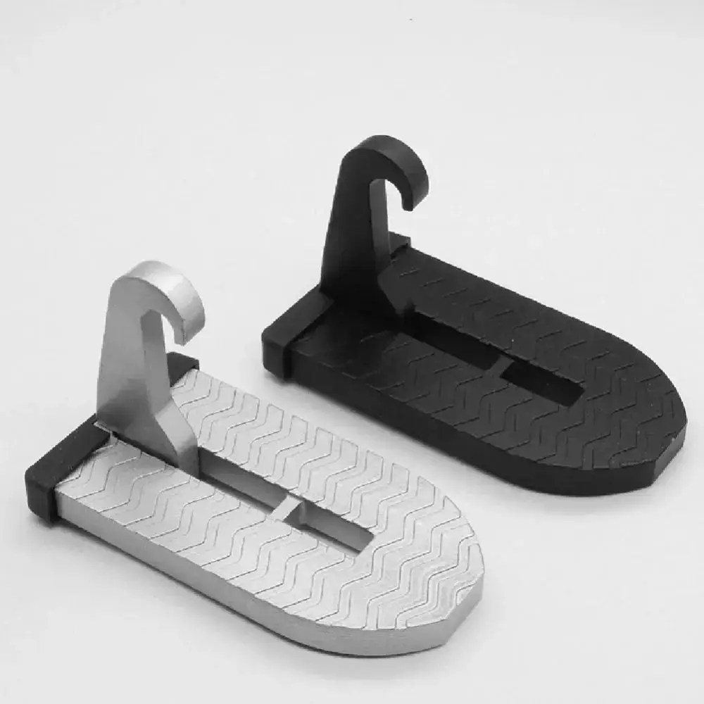 Car Pedals 1pc Car Foot Pedal Aluminum Door Pedal Universal Mini Auxiliary Upper Roof Car Accessories car pedals