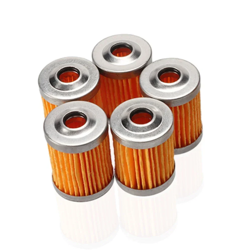 Motorcycle Fuel Filter 8mm CNC Aluminum Gasoline Cleaner +3/5 Pieces Reusable Cleanable Inline Oil and Gas