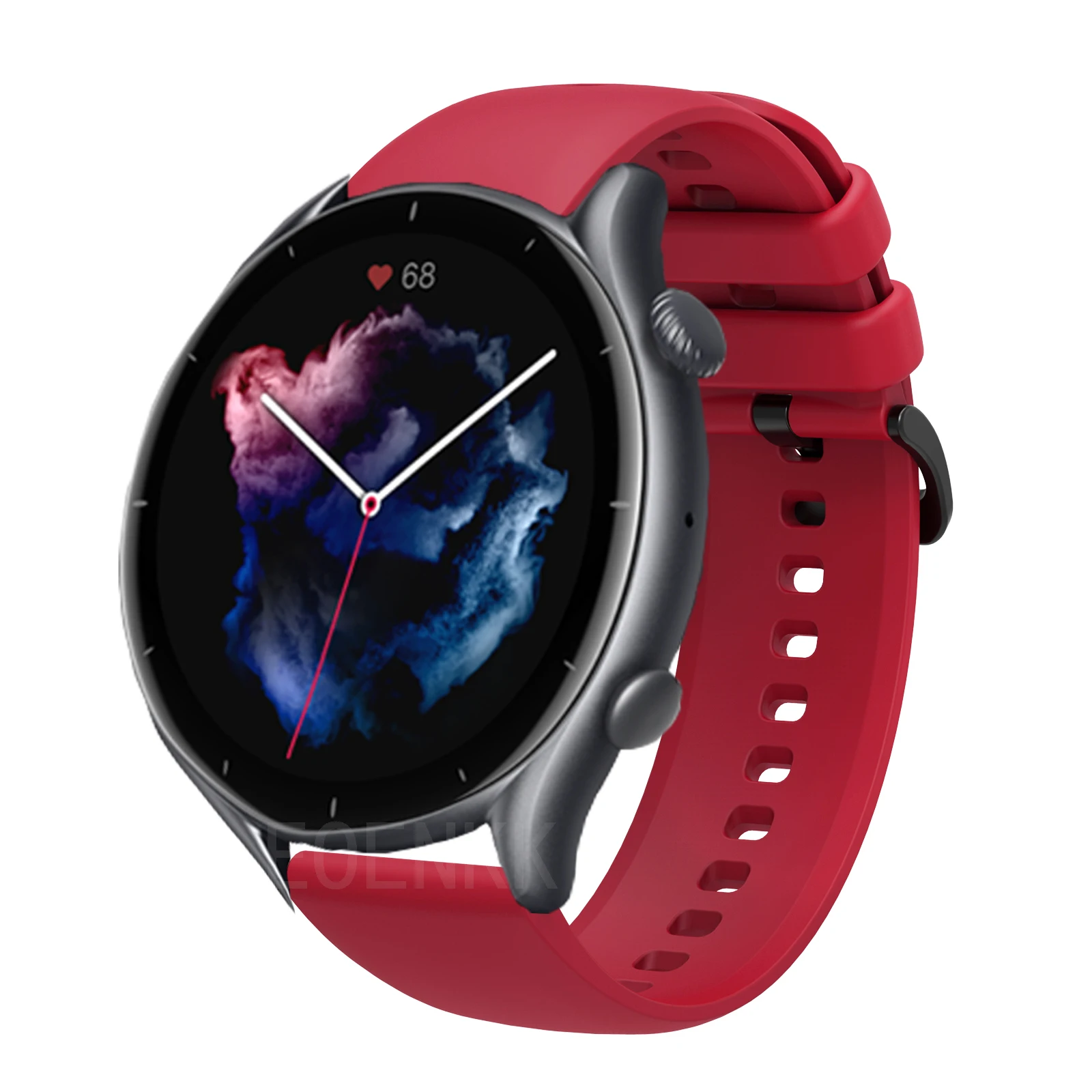 Watch Strap 22mm For Huami Amazfit GTR 4/3/2/3 Pro GTR 47mm Smart Watch Band Silicone Correa Bracelet For Amazfit Pace Stratos