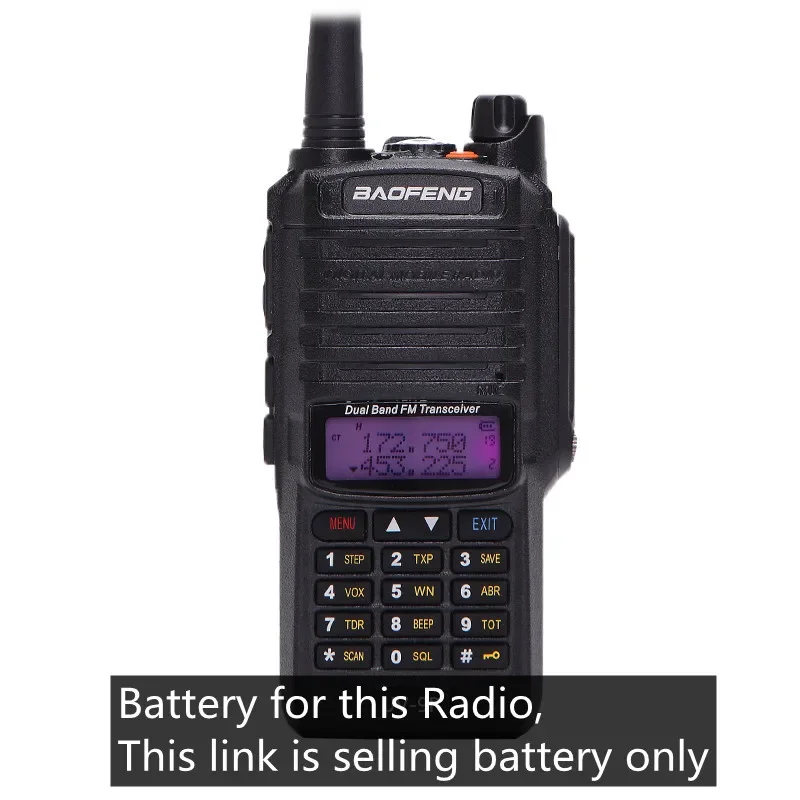 Baofeng-Waterproof Walkie Talkie Battery UV-9R Plus 1800mAh Two Way Ham Radio Accessories UV 9R Pro T57 Batteries 5