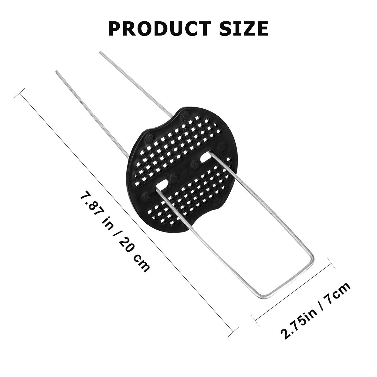 Garden Staples Plant Stakes 50 Pcs Tent Stakes Pegs Heavy Duty Hose Snow Ground Trampoline Grass U-shaped Nail