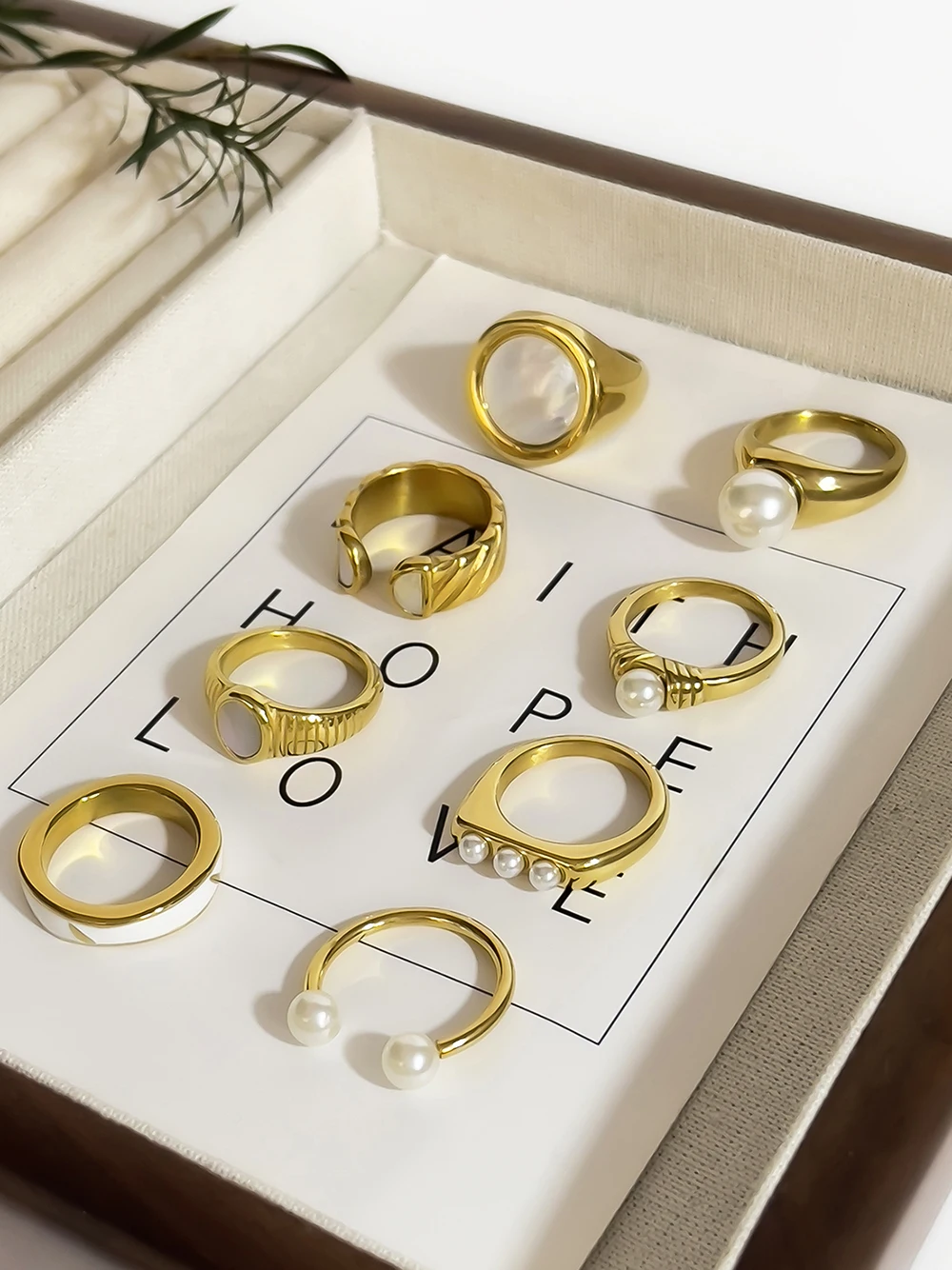 Bague en acier inoxydable pour homme | Emporio