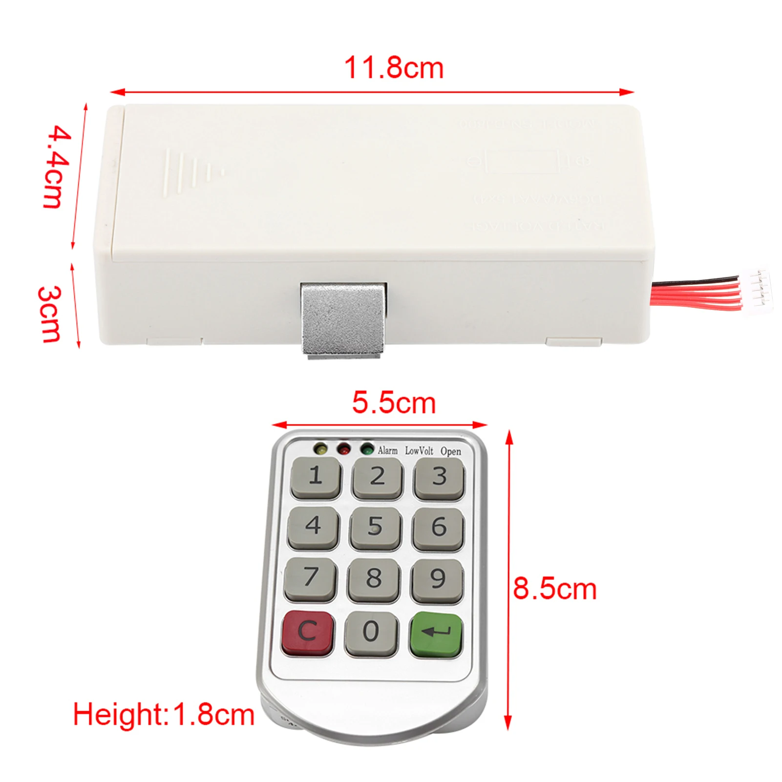 【New】Cabinet Door  Locks Coded Lock Intelligent Digital Electronic Password Keypad Number Cabinet Door  Locks Password Lock