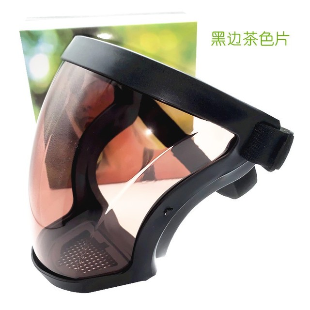 Z50 Dropshipping Full Face Shield Kitchen Transparent Shield Home Oil-splash Proof Eye Facial Anti-fog Head Cover Safety Glasses