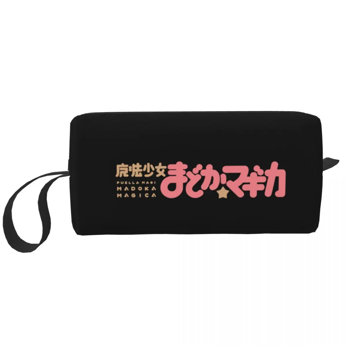 

Puella Magi Madoka Magica Logo Makeup Bags Toiletry Cosmetic Bag Fashion Travel Makeup Organizer Case