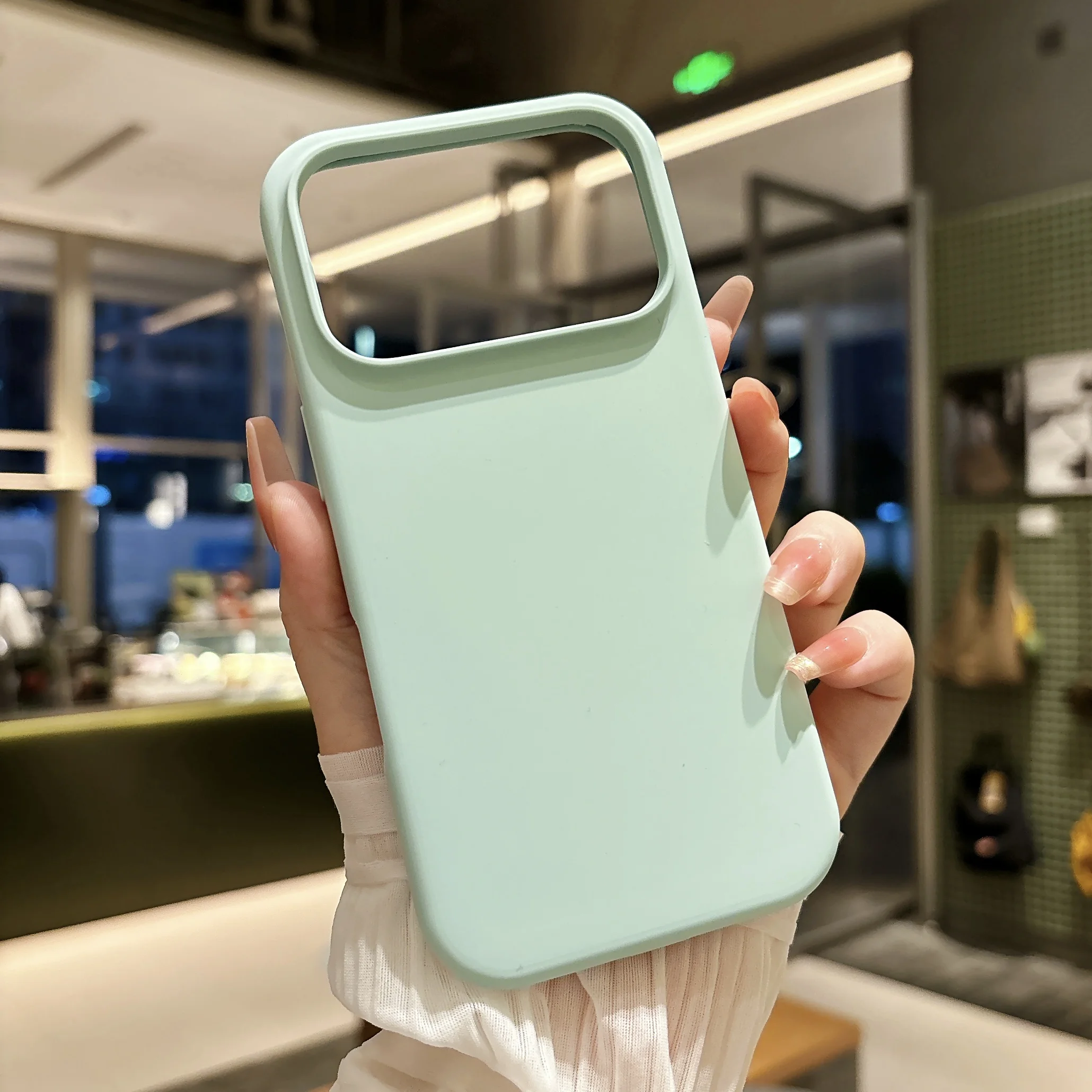ตัวเลือกสินค้า เคสซิลิโคนนุ่มกันกระแทก iPhone 17 Air 16 15 14 13 11 12 Pro Max Plus