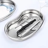 Stainless Steel Kidney Shaped Sterilized Tray Jar Container Bottle Dental Surgical Articles Cosmetic Container Tray 3