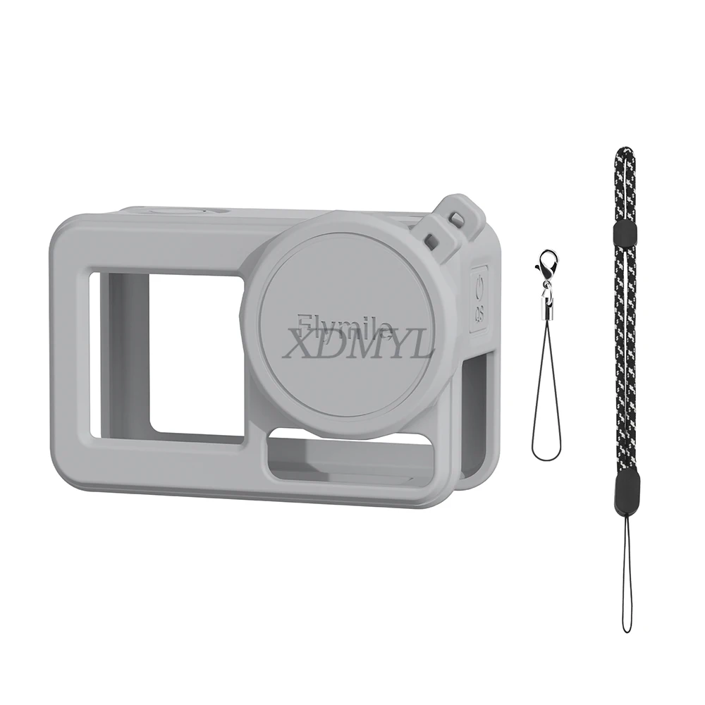 Silicone Protective Case with Anti-Lost Lanyard and Lens Cap Cover