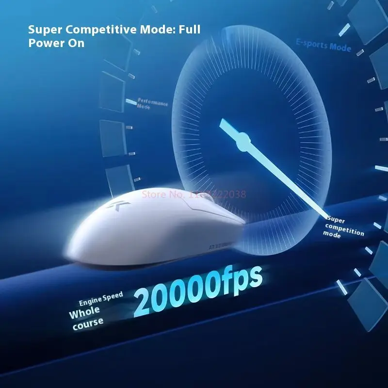 MCHOSE A7 V2 Ultra+ 트라이 모드 무선 게이밍 마우스 경량 Paw3950 42000DPI 500MAh PC Esports 노트북 게이머 액세서리용