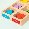Children's Wooden Magnetic Color Shape Teaching Aid Classification Box Geometric Cognition Fishing Game Educational Toys For Kid 6