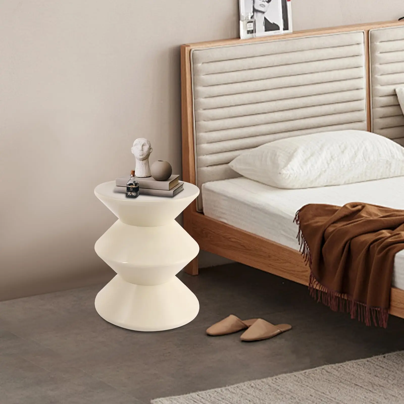 Modern Hourglass Side Table 2