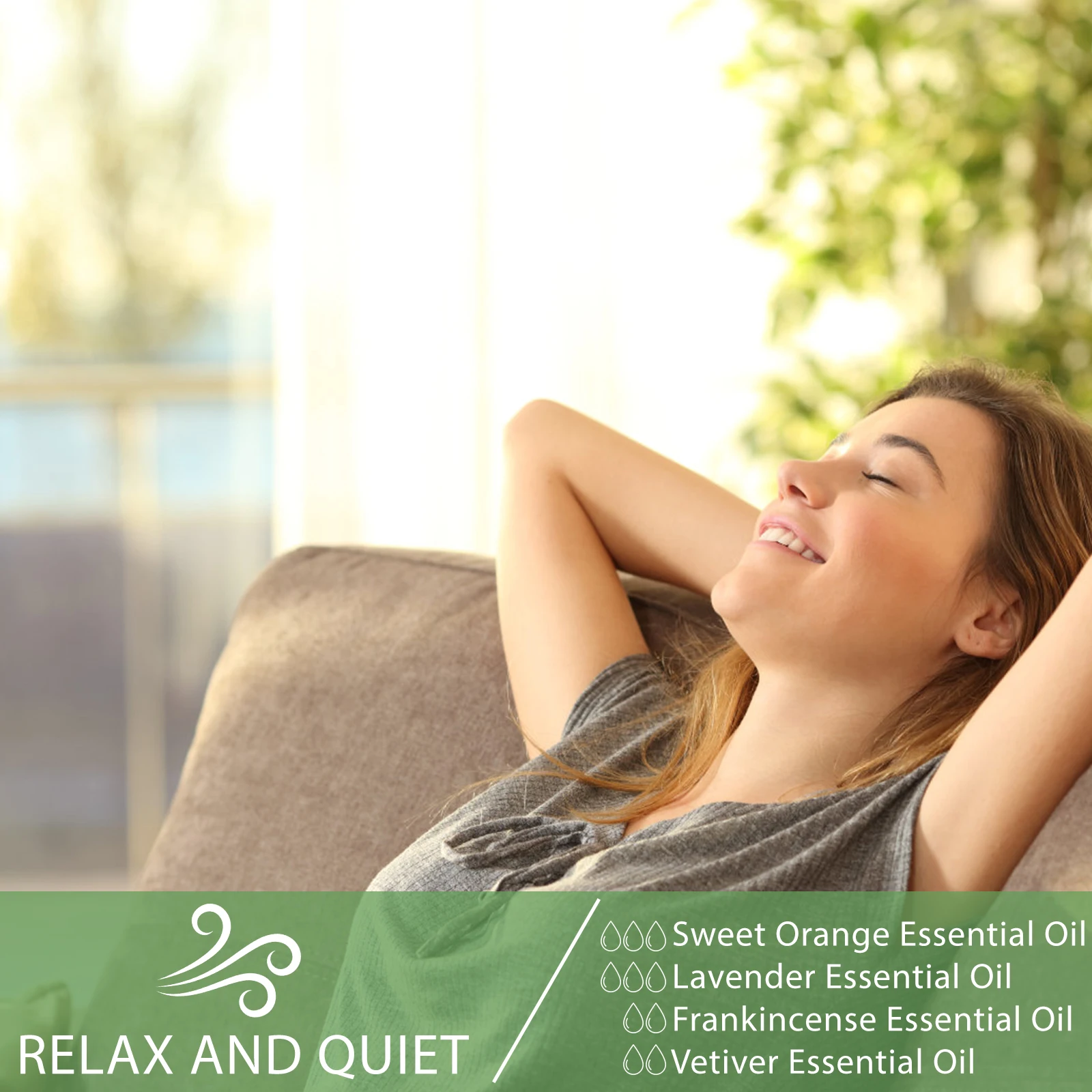 PHATOIL Aromatic Essential Oil Blend: Sandalwood & Lemon Infusion - 10ml for Diffuser and DIY Projects