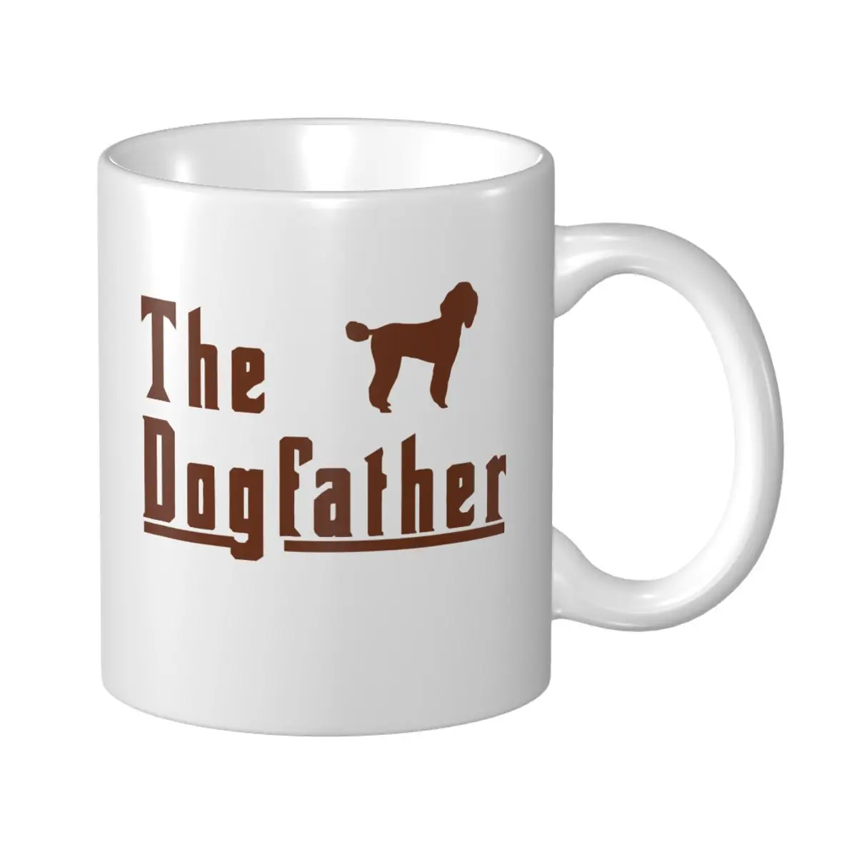 

Mark Cup Mug Mens The Dogfather Poodle Dog Christmas Coffee Mugs Tea Milk Water Cup Travel Mugs For Office Home