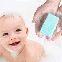 YSUN-Baby Bath Sponge (30 Pieces) Soft Foam Washer With Cradle Cap Brush Body,Hair And Scalp Clean Gentle Baby Sensory Brush