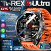 2025 New Military GPS Tactics Sport Smart Watches 1000Mah Battery Compass 10ATM Waterproof tracker LED BT call Smart Watches men