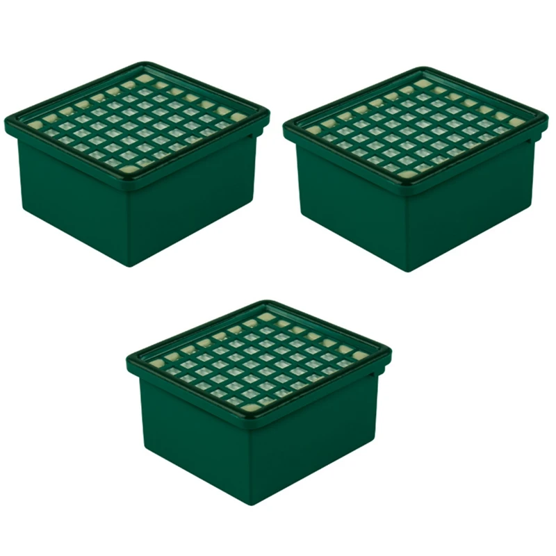 2023 Hot Sale-3Pcs Adatto Per Elementi Filtranti Per Aspirapolvere Vorwerk Scatola Filtro Vk130 Vk131 Vk200 Vr200