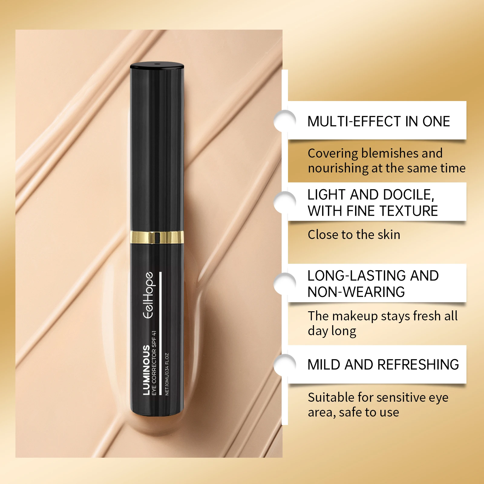Dark Circle Concealer - Daily Eye Concealer for Covering Dark Circles, Moisturizing and Nourishing