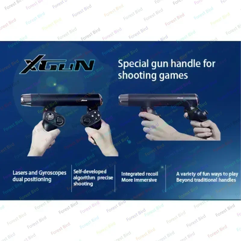 XGUN Light Gun Shooting Somatosensory Gun Game Controller Wireless BTH Gamepad Version Suitable For Switch/pc/ps4/ps5