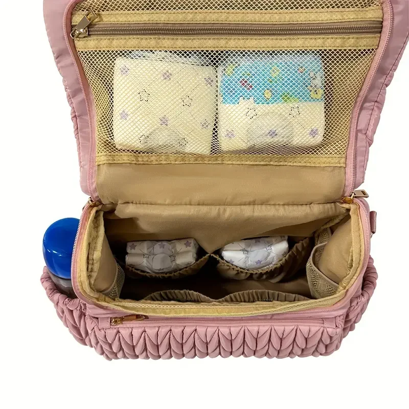 Large Capacity Diaper Stroller Bag Waterproof Mummy Maternity Nappy Travel Bag Baby Nursing Multifunction Tote Bag 5