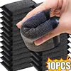 2/10PCS Stainless Steel Sponge Wipe Double Side Pot Cleaning Cloth Reusable Non-stick Oil Dishrag Household Kitchen Dishcloth