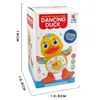 Electric Dancing Duck Funny Blink Eyes Flashing Light Shake The Body Cute Musical Cartoon Animal Educational Toy Children Gift 6