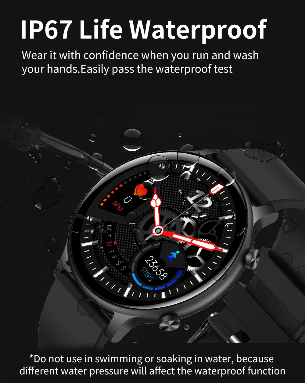 Smart Watch Women Temperature Heart Rate Bluetooth Call Full Touch Screen Sport Fitness Smartwatch Men for Huawei Xiaomi Apple