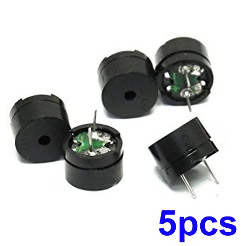 

5 Pcs Piezo Sounders Passive Buzzer Components For Arduino Alarm Speakers