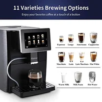 Super Automatic Espresso Machine 7" HD TFT Touchscreen Milk Frother 19 Bar Pressure 2