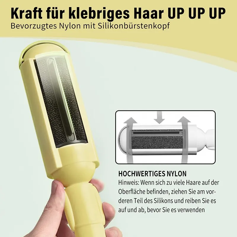 Pet Hair Remover Rolle Reusable Cat And Dog Hair Remover Brush Portable Pet Cleaner