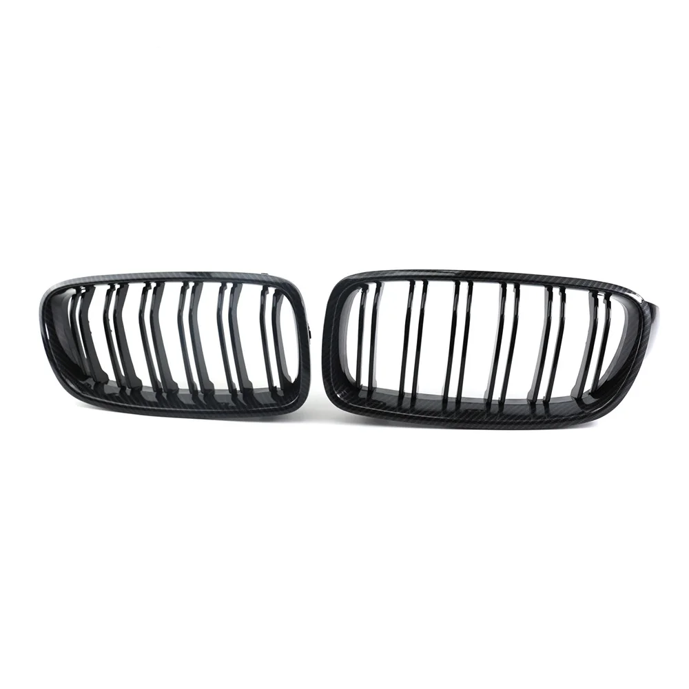 

For BMW 3 Series F30 2012-2019 Years Grille Car Modification Double Pole Auto Accessories Radiator Grid Grille Bright Black