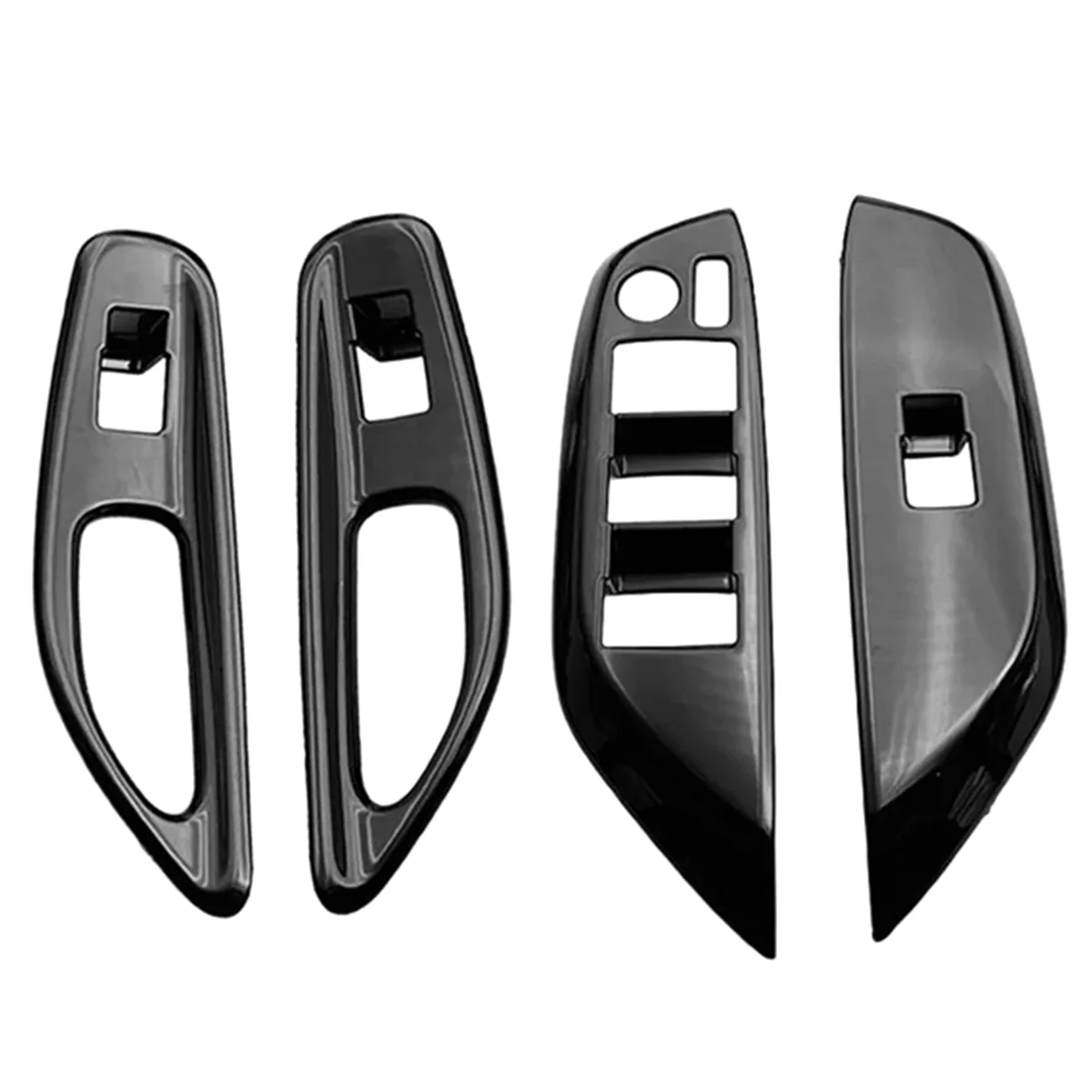 도요타 야리스 크로스 2020-2023 RHD 창문 유리 패널 팔걸이 리프트 스위치 단추 커버 트림 액세서리