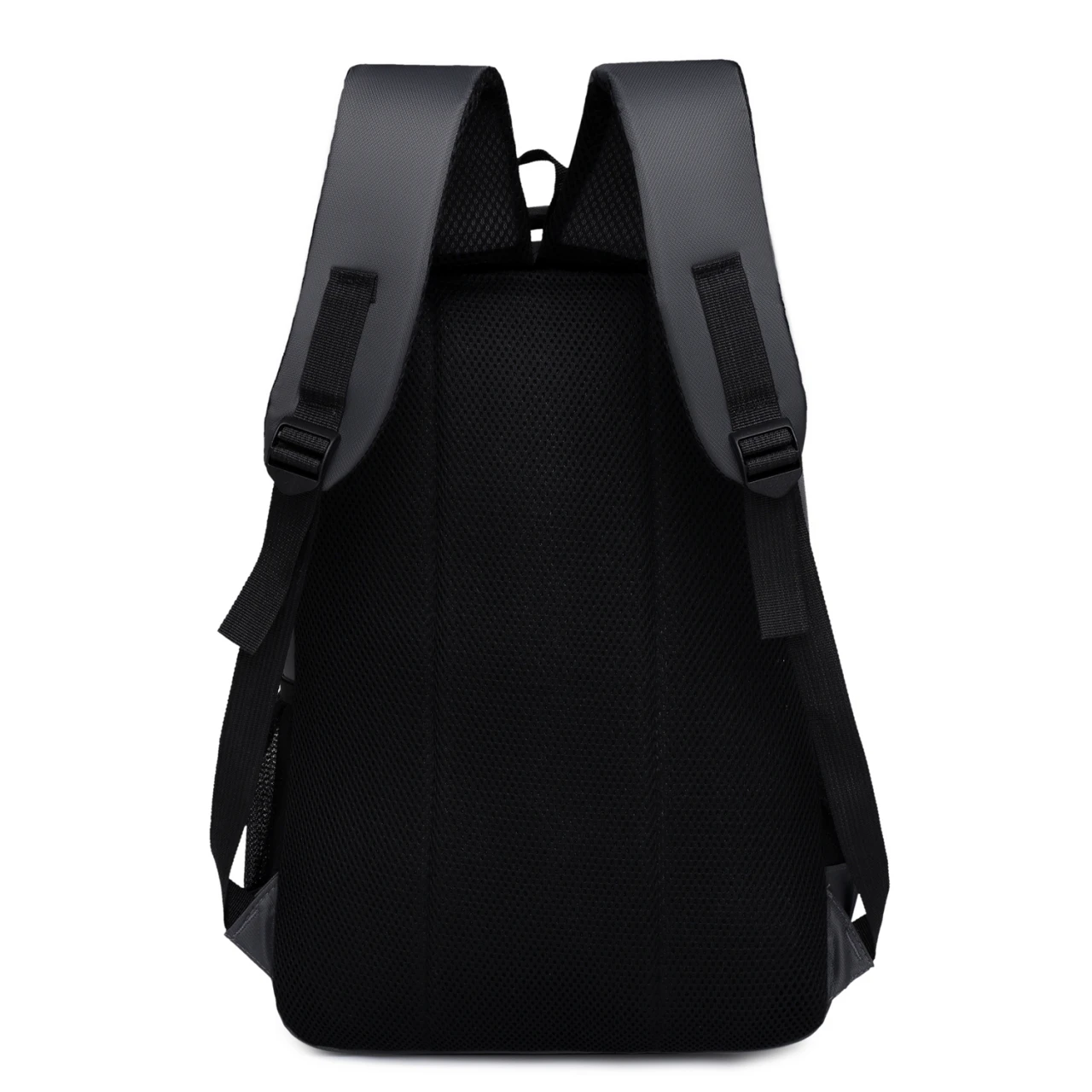 1 piece men's large backpack with laptop compartment - durable nylon Multi Pocket Commuter Bag with zipper closure