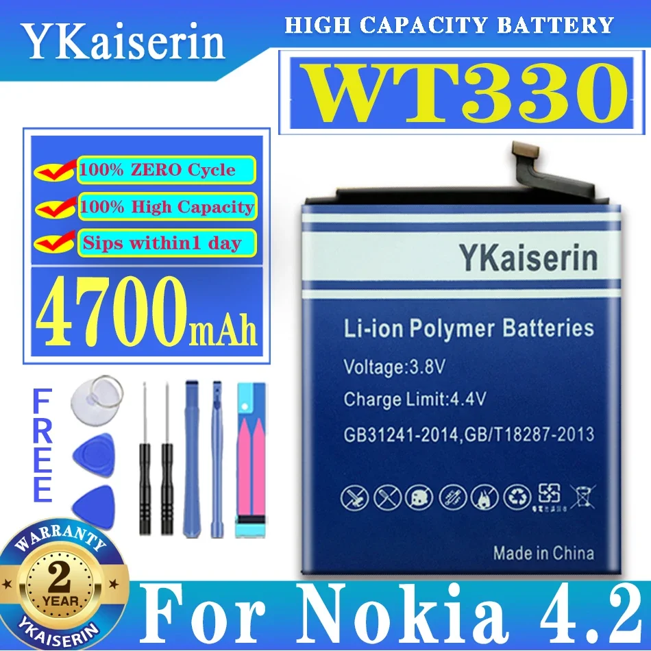 

Аккумулятор большой емкости 4700 мАч для Nokia WT330, аккумулятор для Nokia 4.2 + трек-код