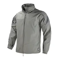 Men SoftShell Jacket Casual Airsoft Tactical Jackets Waterproof Windproof Hooded Coat Outdoor Hiking Softair Men Clothing 1
