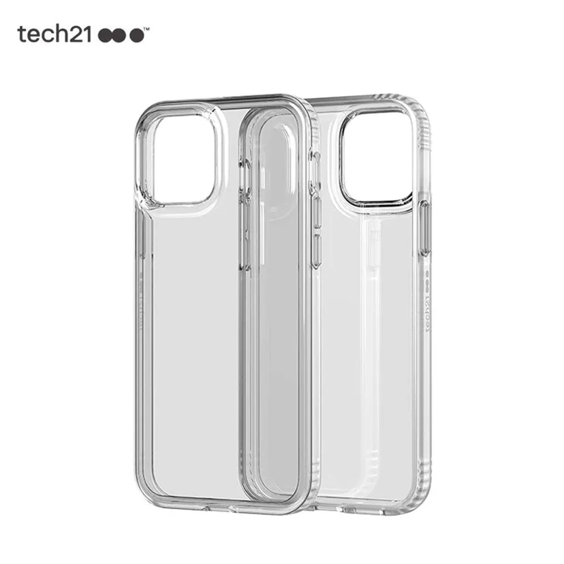 Tech21 Funda Evo Clear con MagSafe para iPhone 13 - Transparente