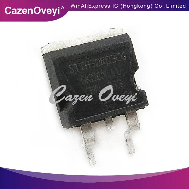 

5 шт./партия STTH30R03CG STTH30R03 30R03 TO-263 300V 30A новая Оригинальная фотография