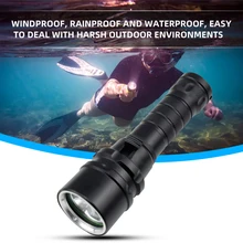 

L2 Led Diving Flashlight T6 Fill Light Yellow Strong Light Diving Long-Range Underwater Waterproof