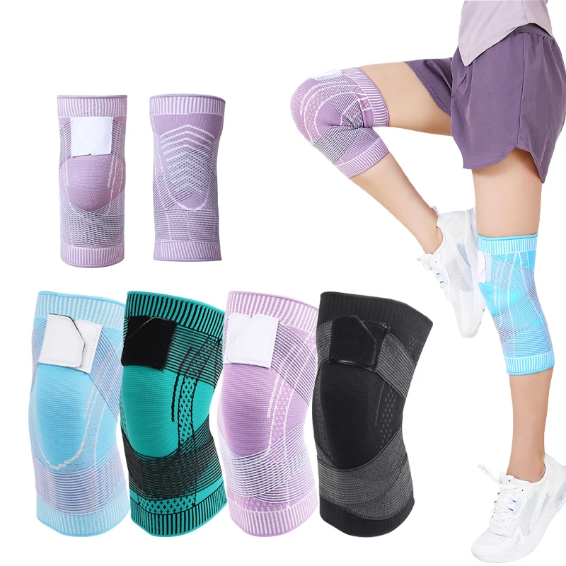 

1PCS Compression Knee Pads Support Sleeve Protector Elastic Kneepad Brace Bandage Support Volleyball Running Nylon Knieschoner