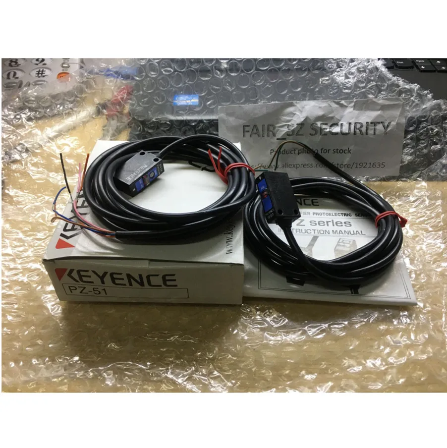 New Original KEYENCE PZ-51 (PZ-51T + PZ-51R) Photoelectric Switch