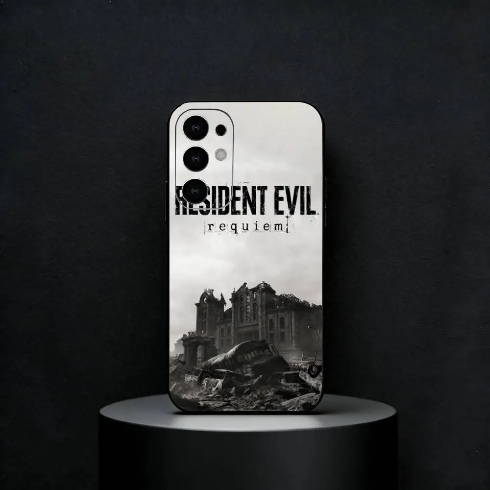 Resident Evil Requiem Themed Black Phone Case