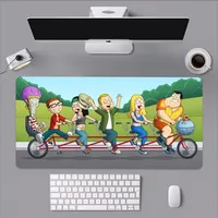 Cartoon A-American Dad Cool Mouse Pad Computer Laptop Gaming Office Wrist Guard Non Slip Keyboard Pad 2