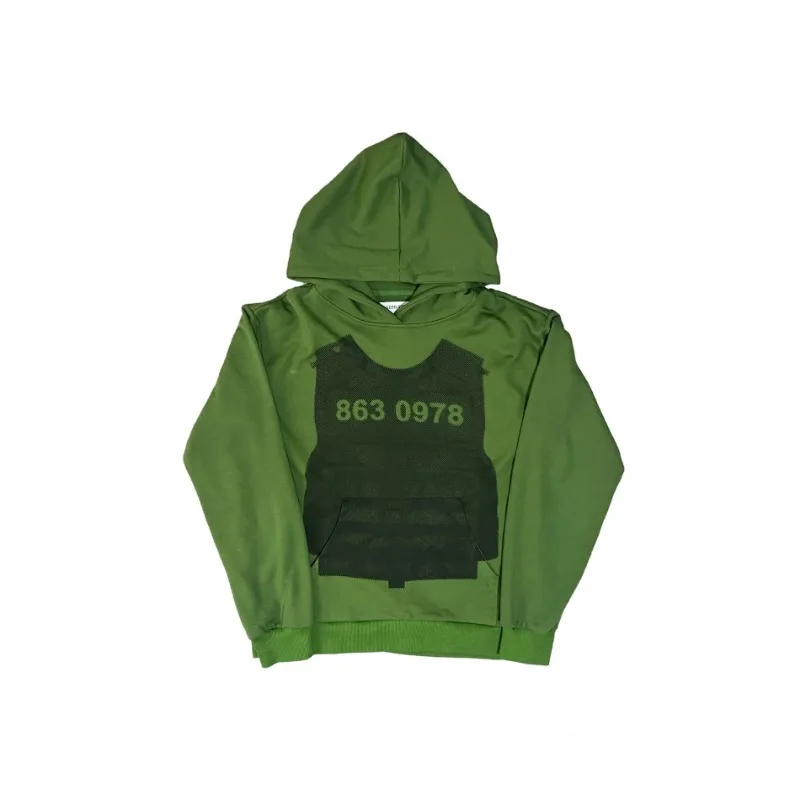 

Пуленепробиваемый жилет в стиле Харадзюку для мужчин и женщин, пуловер оверсайз с принтом в американском стиле, уличная одежда в стиле хип-хоп, рок, Повседневная Толстовка, Y2k