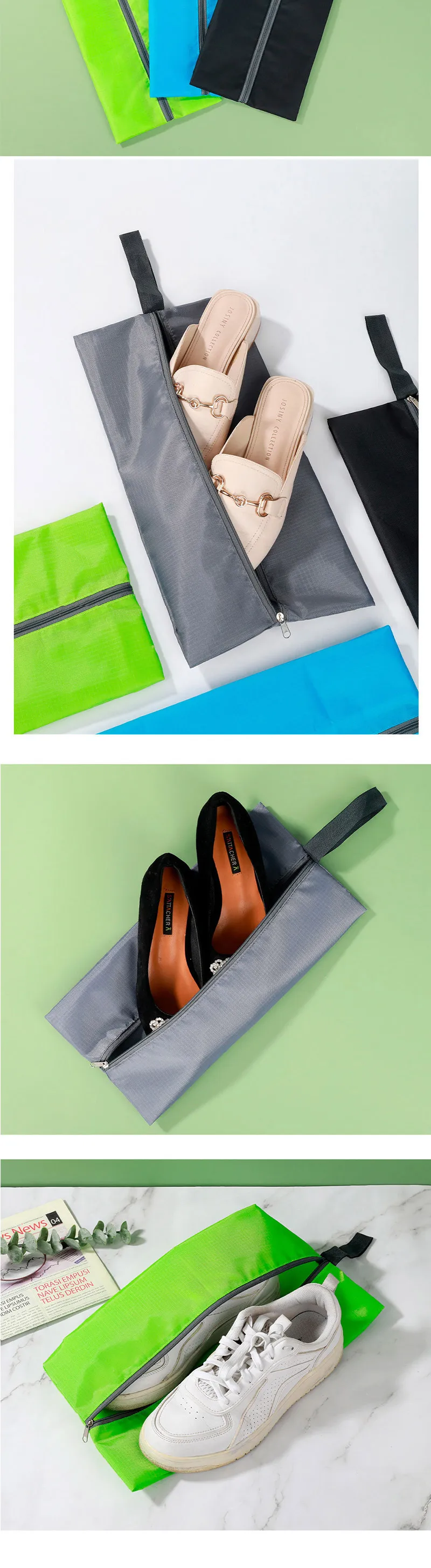 Dustproof Shoes Storage Bags Travel Portable Nylon Shoes Bag With Zipper Multipurpose Waterproof Travel Storage Organizer 9 S51638a699a0c4b43bfa6dd58e4de6b0eQ