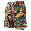 Summer Basketball Men's Floral Beach Cute Board Man Swimsuit Rainbow Shorts Pants Dry Sports Swim Wear Hawaii Big Size Swimwear 2