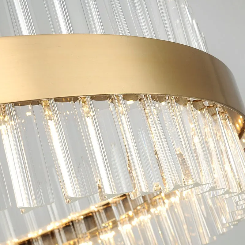 Ring Lamp For Dining Table Center Living Room Restaurant Bedroom Crystal Chandelier LED Decor Indoor Lighting,led chandelier,ceiling chandelier