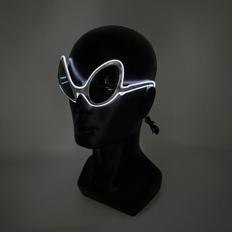 2019 Alien Eyes LED Flashing Headband Light Up Blinking Hairband Rave Glow Party Supplies