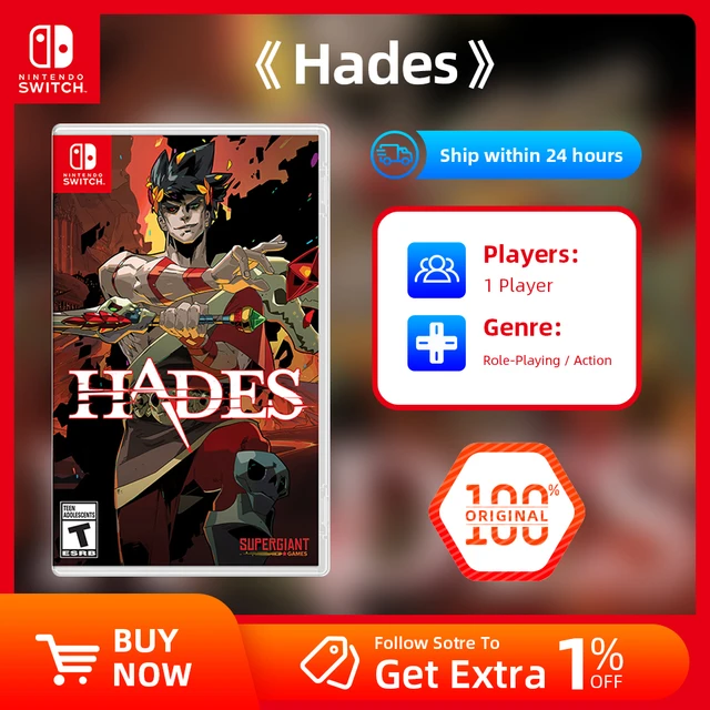 Offerte di gioco Nintendo Switch-Hades-Stander Edition-cartuccia