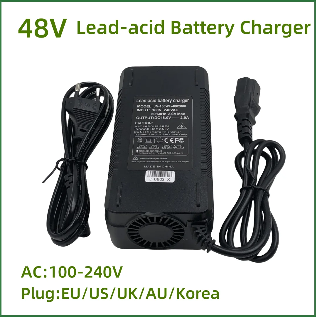Chargeur De Batterie Pour Véhicule électrique 48V 20Ah / 72V - Adaptateur Universel - Neuf